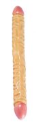 18 inch ivory veined double dildo