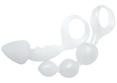 Bottoms Up Anal Toy Set Clear