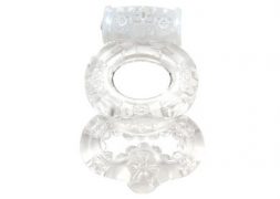 Climax Gems Crystal Ring Vibrating Clear