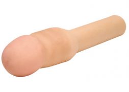 CyberSkin 4" Xtra Thick Transformer Penis Extension - Beige