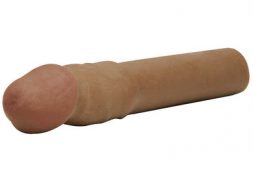 Cyberskin 4 Inch Xtra Thick Transformer Penis Extension - Brown