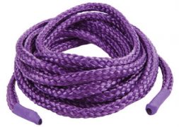 Japanese Silk Love Rope 16 Feet Purple