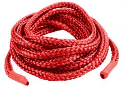 Japanese Silk Love Rope 16 Feet Red