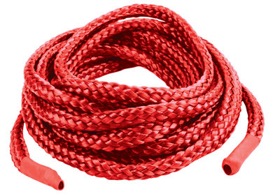 Japanese Silk Love Rope 16 Feet Red
