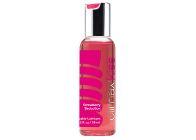 Climax Kiss Strawberry Seduction Flavored Lubricant 2oz