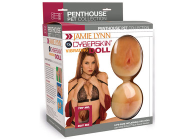 Penthouse Pet Collection Jamie Lynn CyberSkin Vibrating Doll with Pussy & Ass