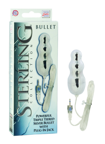 Sterling Silver Tpl Tiered Bullet
