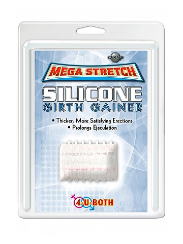 Mega Stretch Silicone Girth Gainer Clear