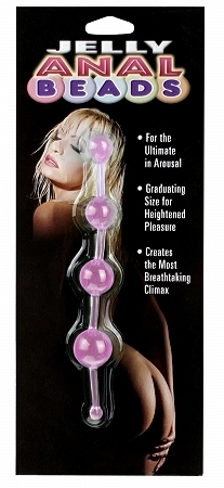 Jelly Anal Beads Pink