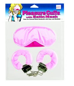 Pleasure Cuffs with Satin Mask