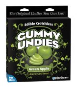 Edible Male Gummy Undies Green Apple