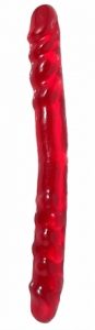 Basix Rubber 16 inches Double Dong Red