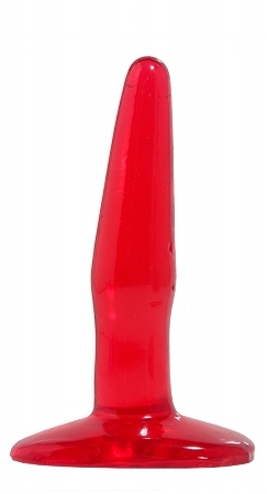 Basix Rubber Works Red Mini Butt Plug