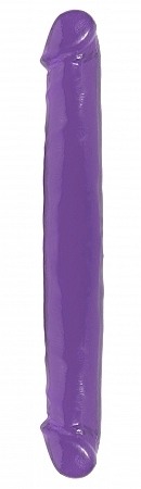 Basix Rubber Works 12 Inches Double Dong Purple