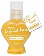 Liquid Love Massage Lotion Peaches N Cream 1.25oz