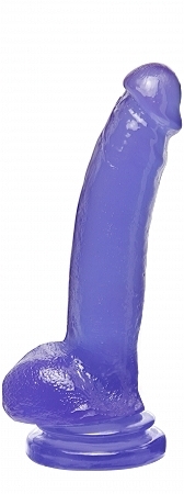 Basix 9 inches Suction Cup Dong Purple