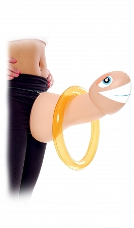 Mr Party Pecker Inflatable Strap On Ring Toss Game