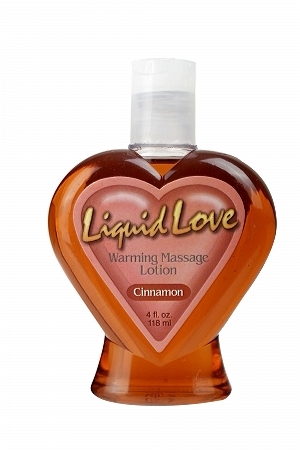 Liquid Love Warming Massage Lotion Cinnamon 4oz