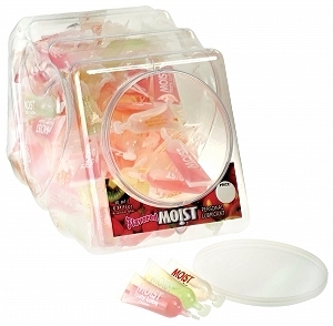 Bowl of Moist Flavored Lubricant (120 pcs)