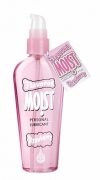 Moist Flavored Water Based Personal Lubricant Strawberry 4 Ounce