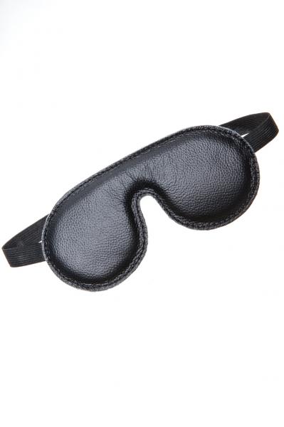 Triple X Leather Padded Mask Black