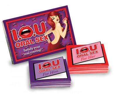 IOU Oral Sex Card Game