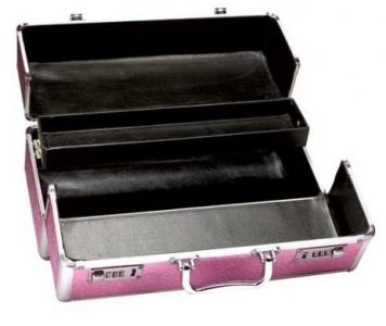 Lockable Vibrator Case Large Pink