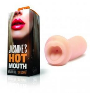 Jasmine's Hot Mouth-Soft Pocket sized Masturbator