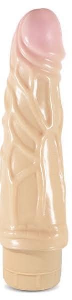 Vibocock #3 Beige Vibrating Dildo