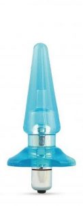 Basic Vibra Anal Plug Blue