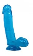 Realistic 7" Dildo - Blue Bulk