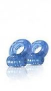 Vibrating Cock Ring 2 Pack - Blue