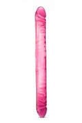 B Yours 18 inches Double Dildo Pink