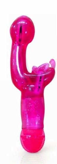 Eve's Delight Dual G-Spot and Clitoral Stimulator Pink