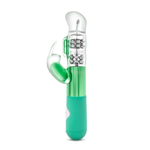 Luxe Emerald G Rabbit Vibrator Green