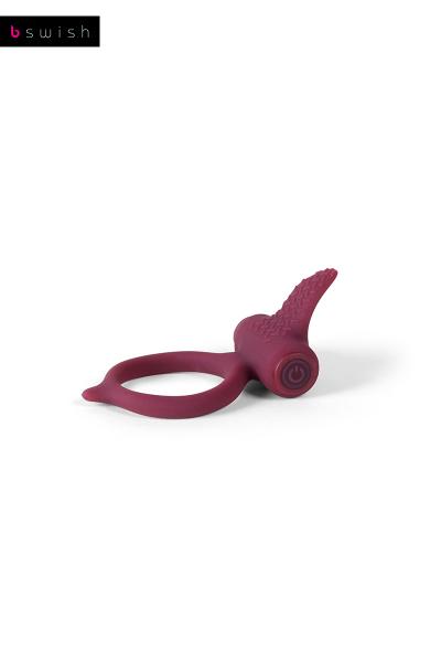 Bcharmed Classic Vibrating Cock Ring Merlot Purple