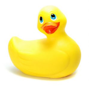 I Rub My Duckie Travel Size Massager - Yellow