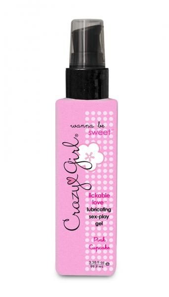 Lickable Love Lubricant Pink Cupcake 3.38oz