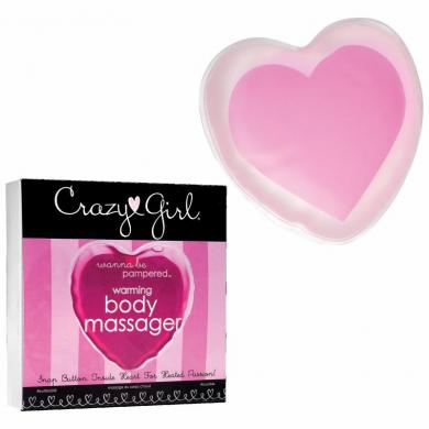 Crazy Girl Warming Heart Massager Pink