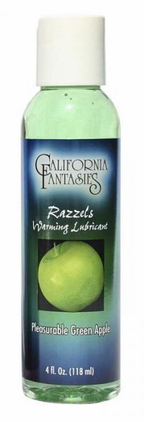 Razzels Green Apple Warming Lube 4 oz