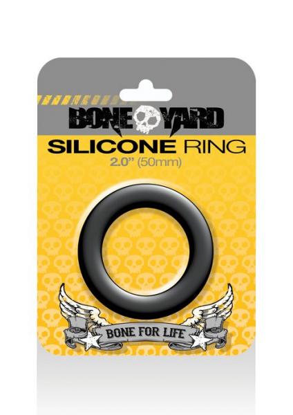 Boneyard Silicone Ring 2 inches Black