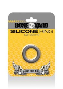 Boneyard Silicone Ring 1.2 inches Gray