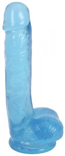 Lollicock 7 inches Slim Stick with Balls Berry Ice Blue