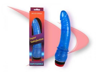 Curved Slim Stud Blue Jelly 7in