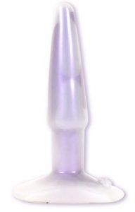 Small Iridescent Butt Plug Purple