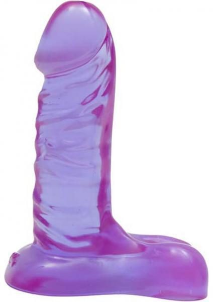 Crystal Jellies Ballsy Super C*ck - Purple