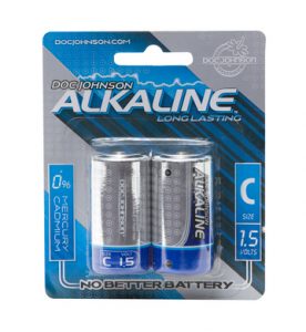 Doc Johnson Alkaline Batteries - 2 Pack C