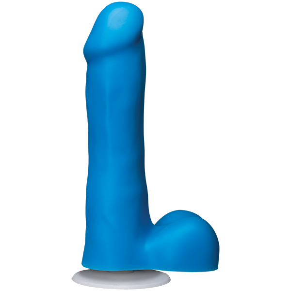 American POP! Icon Slim 6 inches Dong with Balls Blue