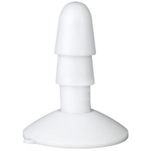 Vac-U-Lock Frosted Suction Cup Plug White
