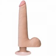 The Realistic Cock Balls 9 inches Slim Vibe Beige